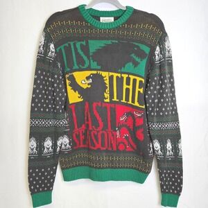 HBO Game of‎ Thrones Tis The Last Season Ugly Christmas Sweater Festive Medium